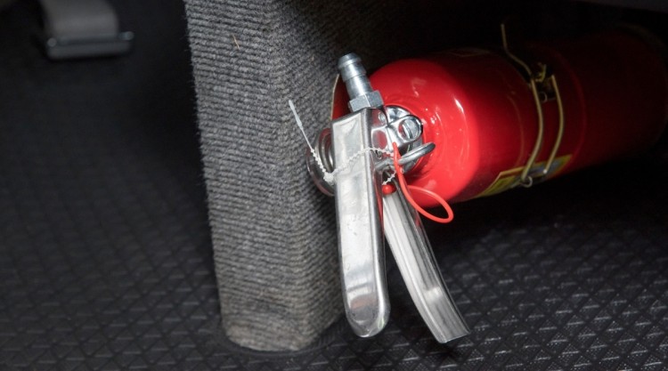 Fire Extinguisher in Car