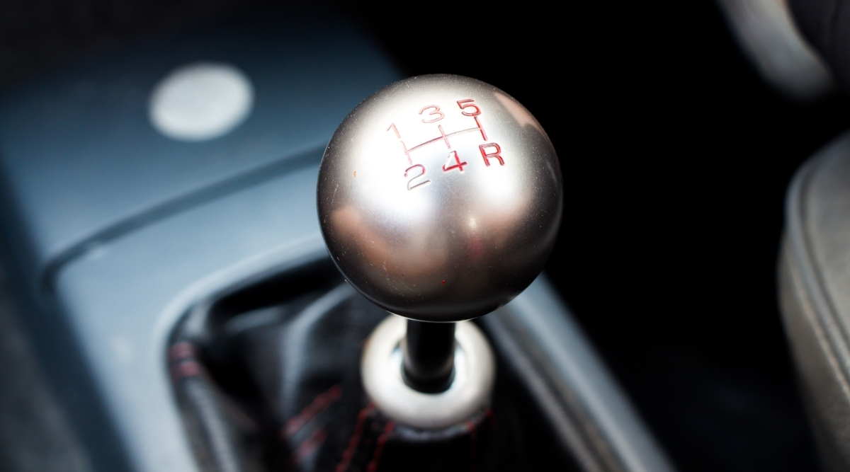 5-Speed Manual Transmission Shift Knob Boot Cover Combo Ball Chrome Gear Lever 