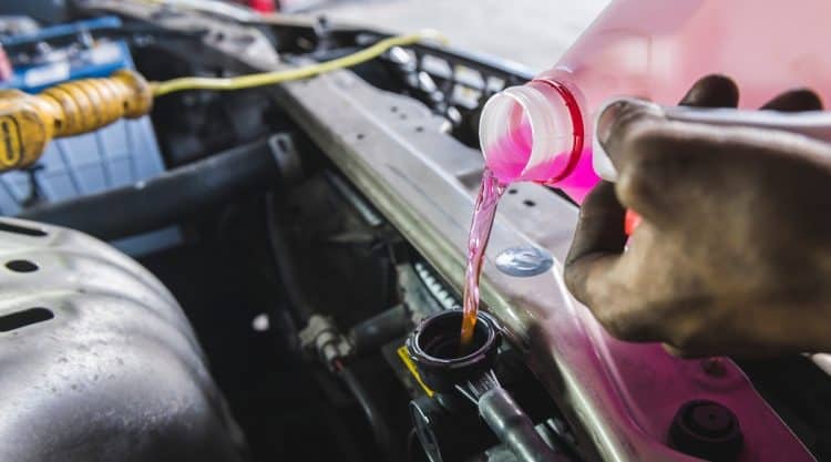 Changing Coolant in Vehicle