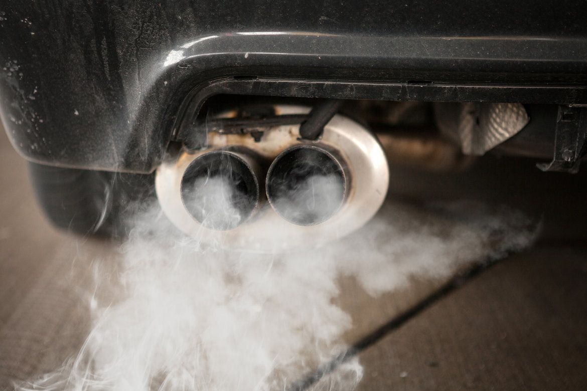 black smoke out the exhaust pipe